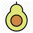 Avocado Grocery Fruit Icon