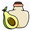 Avocado Jar Vitamin Icon