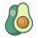 Avocado Fruit Nutrition Icon