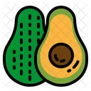 Avocado Vegetable Organic Icon
