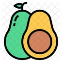 Avocado Fruit Organic Icon