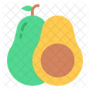 Avocado Fruit Organic Icon