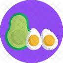 Keto Diet Avocado Eggs Icon