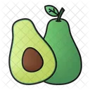 Avocado Healthy Vegetarian Icon