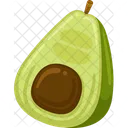 Avocado Vector Organic Icon