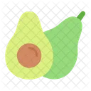 Avocado Fruit Vegan Icon
