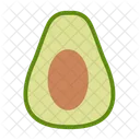 Avocado Food And Restaurant Organic Icon
