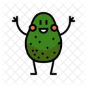 Avocado Character  Icon