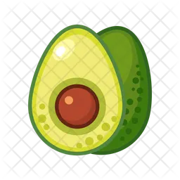 Avocado cut  Icon