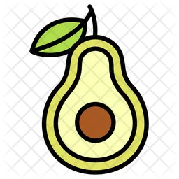 Avocado-cut  Icon