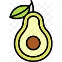 Avocado Cut  Icon