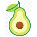 Avocado Cut  Icon