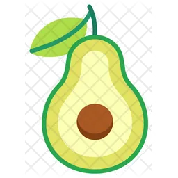 Avocado Cut  Icon