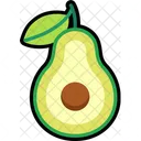 Avocado Cut  Icon