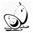 Alligator Pear Avocado Persea Americana Symbol