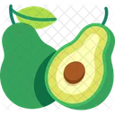 Avocado With Half Cut  Icon