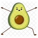 Avocado Yoga  Symbol