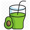 Avocadosaft Saft Getrank Symbol