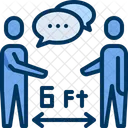 Avoid Close Contact  Icon