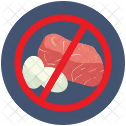 Avoid Consuption Raw Meat  Icon