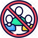 Avoid Crowd Crowds Icon
