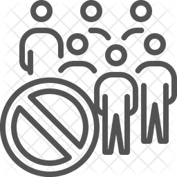 Avoid crowd  Icon