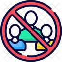 Avoid Crowd Crowds Icon