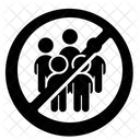 No Group Crowded Icon