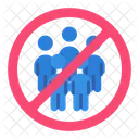 No Group Crowded Icon