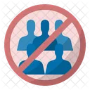 Avoid Crowds Covid Coronavirus Icon