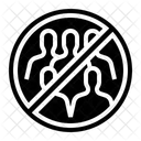 Avoid Crowds Covid Coronavirus Icon