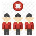 Avoid Crowds Social Distance Coronavirus Icon