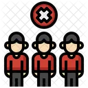 Avoid Crowds Social Distance Coronavirus Icon