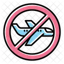 Avoid Flights No Flight Coronavirus Icon
