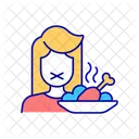 Avoid food intake  Icon