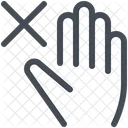 Avoid Hand Touch Icon