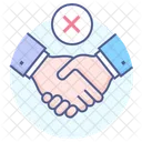 Avoid Handshake Greeting Stop Icon
