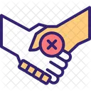 Avoid Handshake No Handshake Coronavirus Icon