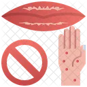 Avoid Mouth Touch  Icon