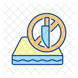 Avoid sharp objects  Icon