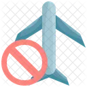 Travel Avoid Airplane Icon