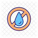 Avoid water  Icon