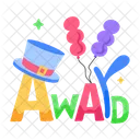 Award Award Word Award Text Icon