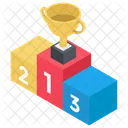 Winners Podium Trophy Podium Sports Arena Icon