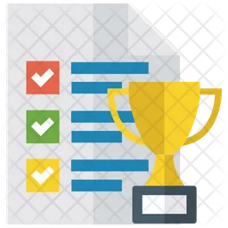 Award Certificate  Icon
