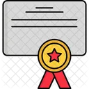 Award Certificate Certificate Diploma Icon