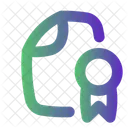 Award Document Award Winner Icon