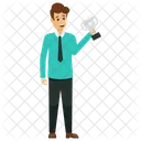 Award Winning Businessman  Icon