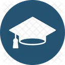 Awarded Cap Degree Cap Graduate Icon