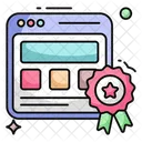 Awarded Website Icon